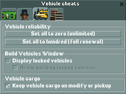 Cargo cheat screenshot